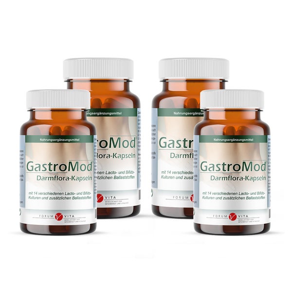 GastroMod Probiotika 14 Bakterienstämme + Inulin zur Darmkur 180 St