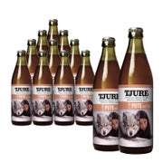 TJURE Hund - Pute 6er Spar Pack | Hundesmoothie | unterstützt die Muskulatur 1920 ml