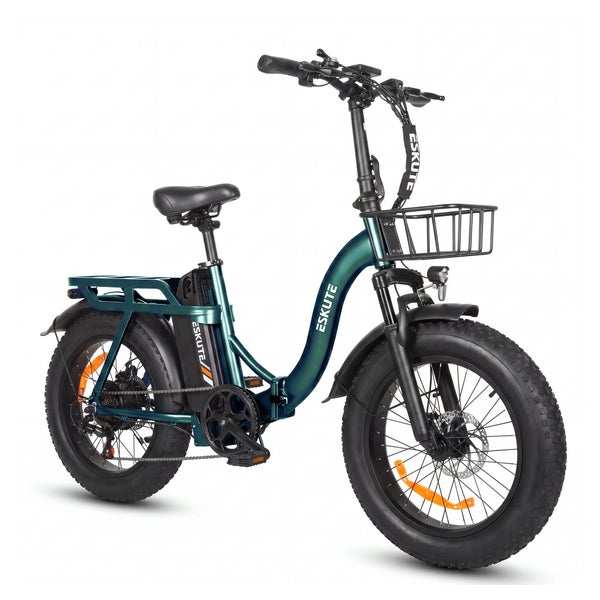 ESKUTE D202 Faltbares E-Bike mit Frontkorb, 48V 20,8Ah Akku 1 St