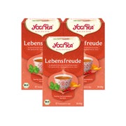 Yogi Tea - Lebensfreude Bio Kräutertee | 3 x 30,6g 3x17 St