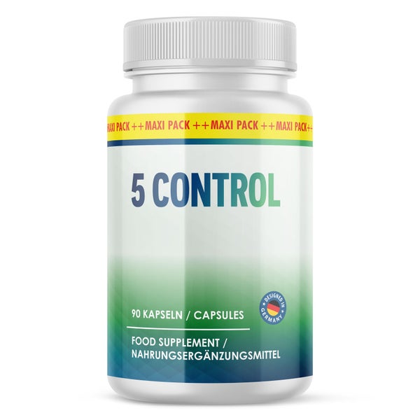 5 Control Kapseln mit Apfelessig & Guarana 90 St
