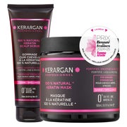 Kerargan - Duo Maske und Peeling mit Keratin 750 ml