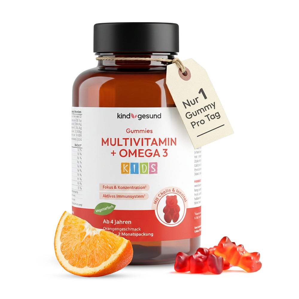 kindgesund Multivitamin + Omega 3 Gummies 60 St
