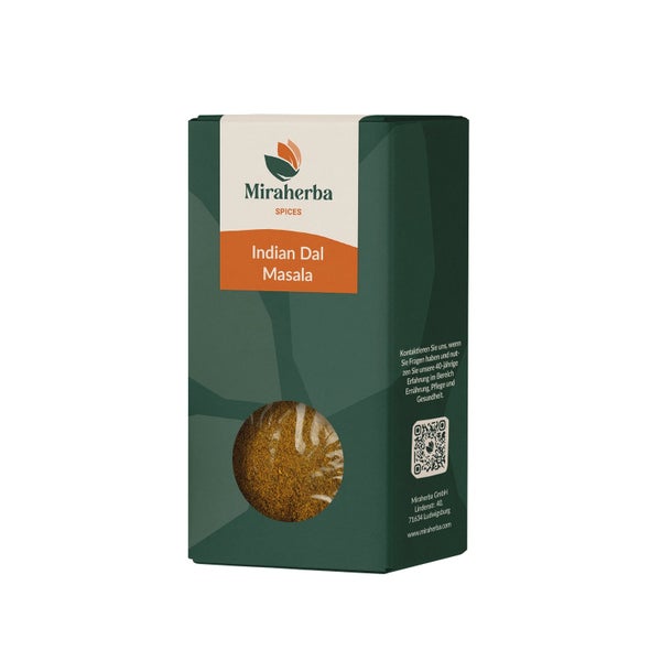 Miraherba Bio Indian Dal Masala, Ayurvedische Gewürzmischung 50 g