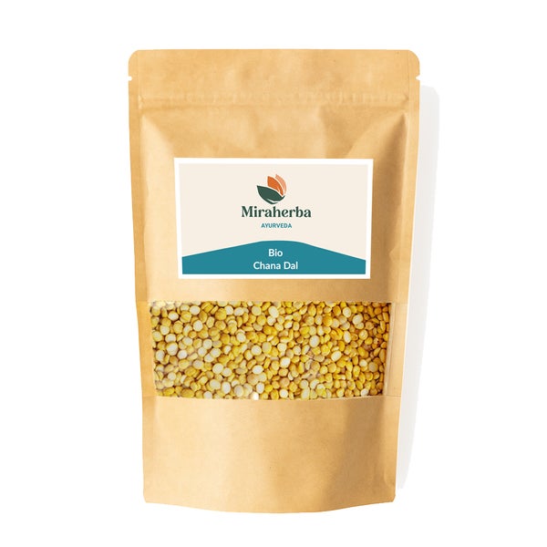 Miraherba Chana Dal, Kichererbsen halb, geschält 500 g
