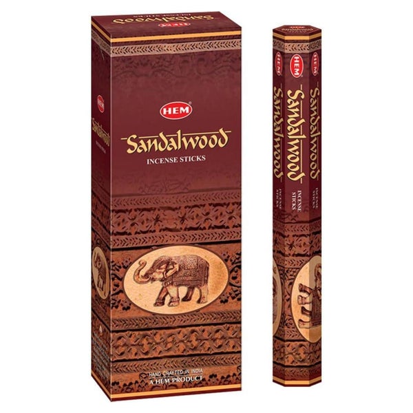 Räucherstäbchen Sandelholz 120 Stäbchen Sixpack Indien Hem H 1 St