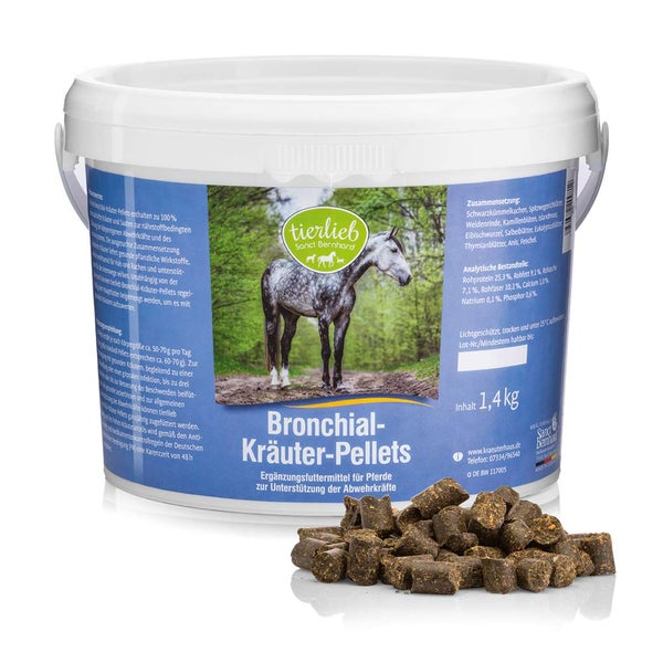 Sanct Bernhard tierlieb Kräuter-Pellets für Pferde 1400 g