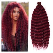 Häkelzöpfe Haarverlängerungen Tief Twist 22 Zoll 3er Locken 1 St