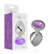 Intense - Analplug aus Metall mit Kristall