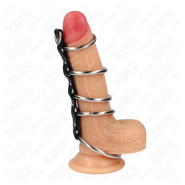 Kink - 5 Metall-Penisringe 1 St