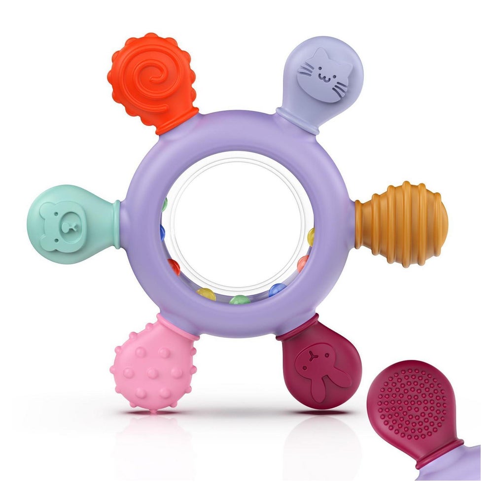 Beißring Baby Silikon BPA frei Zahnungshilfe 1 St