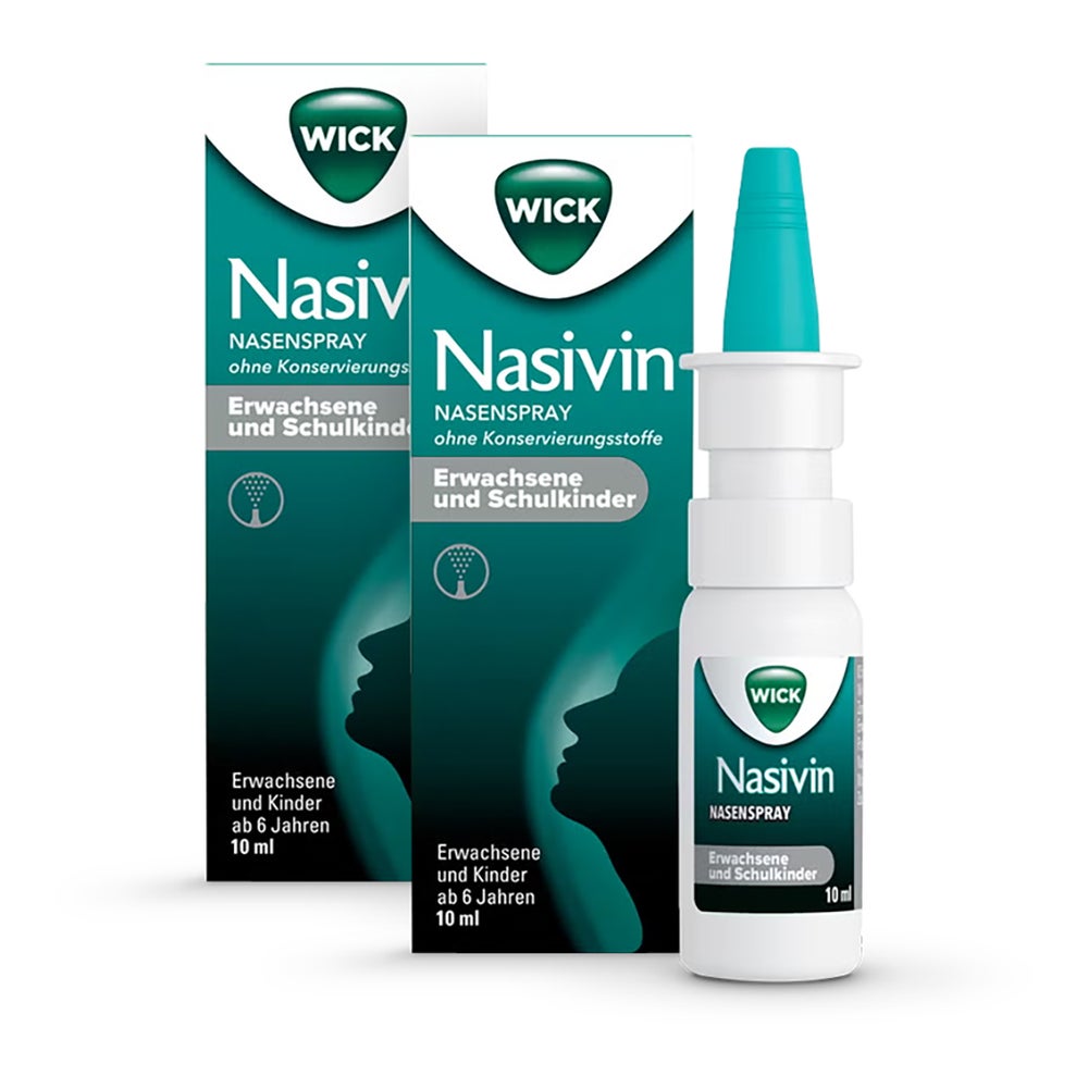 Doppelpack WICK Nasivin Nasenspr o.Kons. 2X10 ml