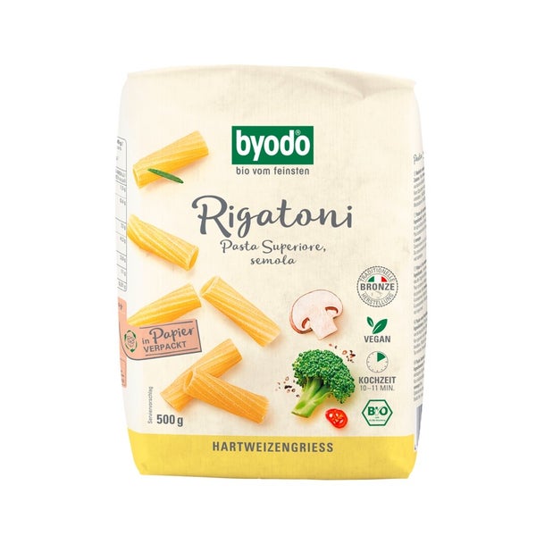 BYODO Rigatoni semola 500 g