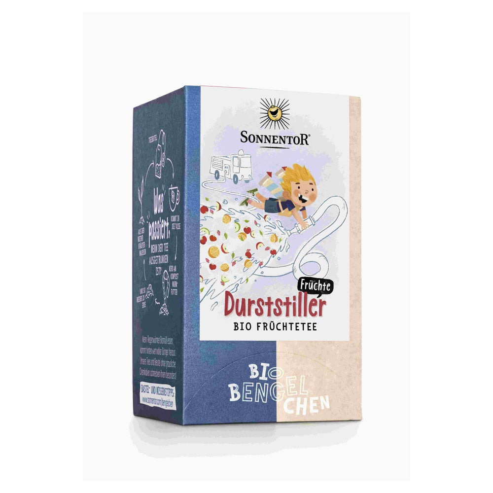 Durststiller Früchte Tee Bio 32,4 g – Fruchtige Bio-Teemischung im Teebeutel 32,4 g, DK-Beutel 18 St
