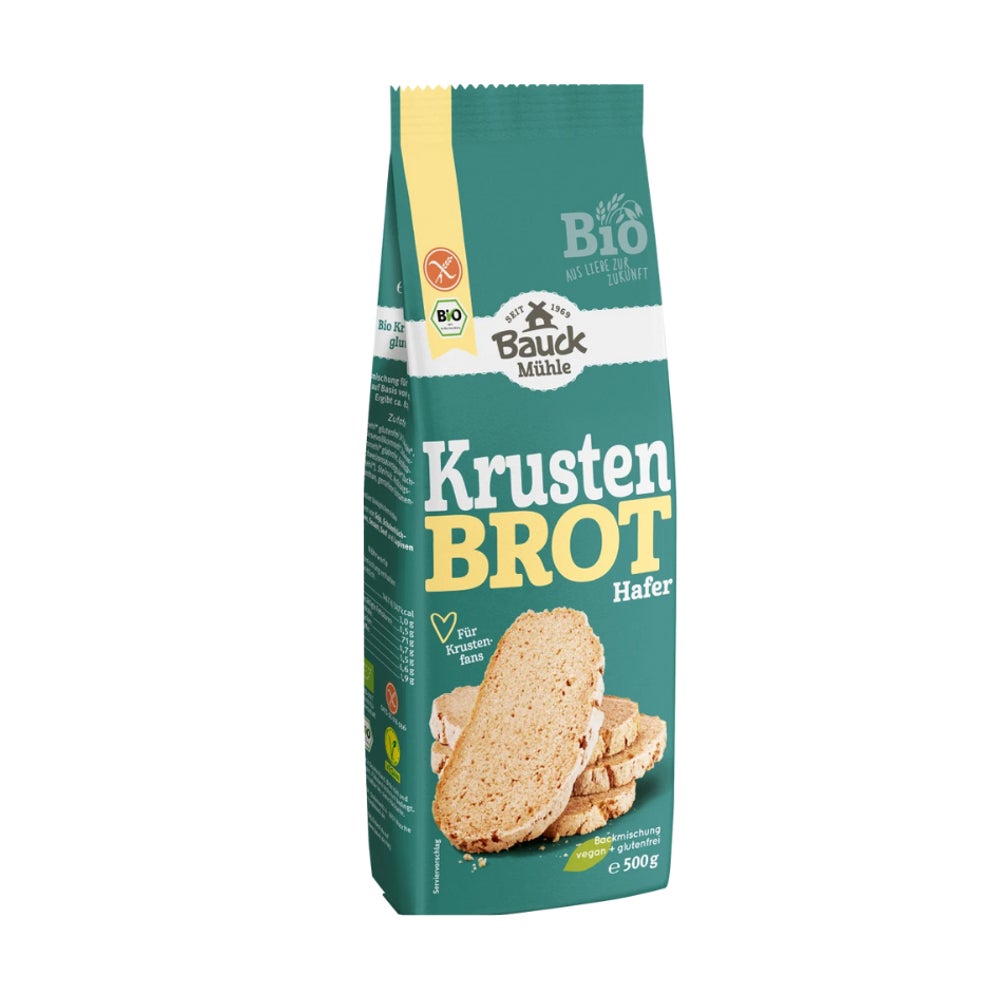 Bauck Mühle Krustenbrot Hafer (glutenfrei) Bio 500 g