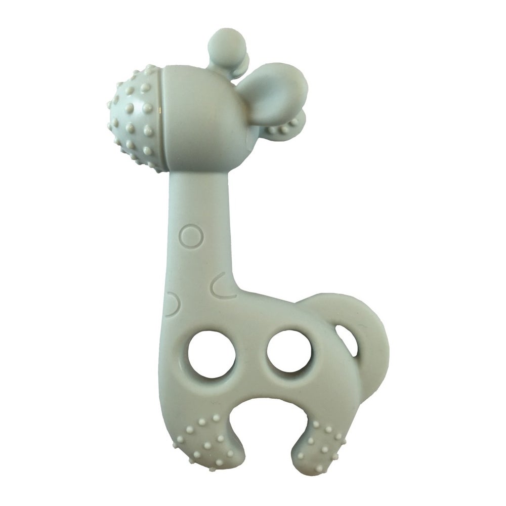 Beißring / Zahnungshilfe / Beißspielzeug - Bite me Raff - Giraffe mit Noppen 1 St