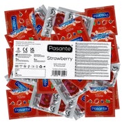 Produktabbildung: Strawberry aromatisiert 144 Kondome rot (144 Kondome) 144 St