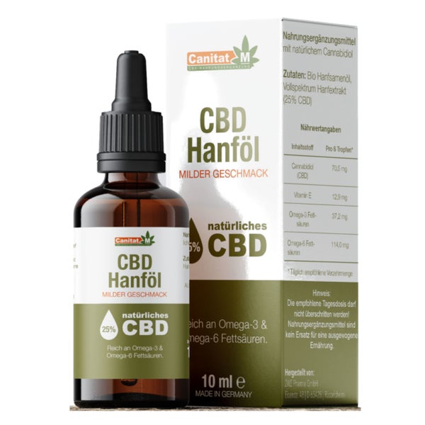 CBD Hanföl 25%