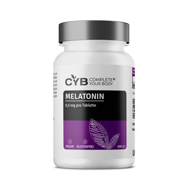 CYB Melatonin 0,5 mg vegan 600 St