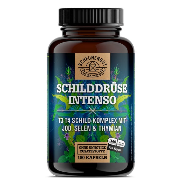 Scheunengut® SCHILDDRÜSE INTENSO | Jod Selen Komplex | 180 St