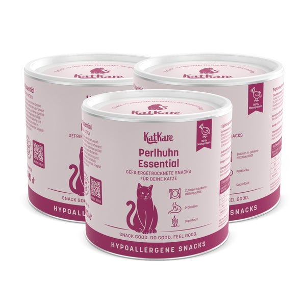 Perlhuhn Essential 3x - Hypoallergene Snacks 150 St