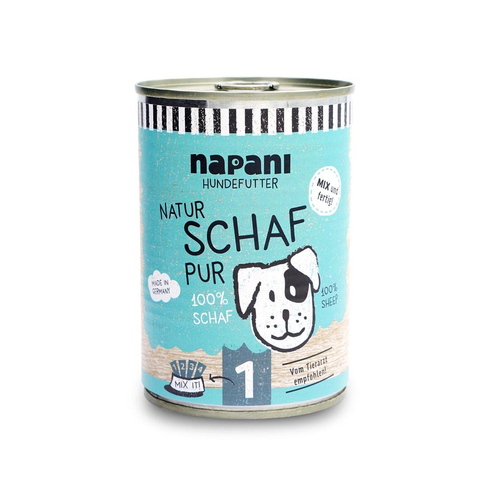 Dosenfutter für Hunde, Schaf pur 400 g