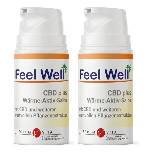 Cannabis CBD Gel mit Teufelskralle | CBD Wärmesalbe 2er Set
