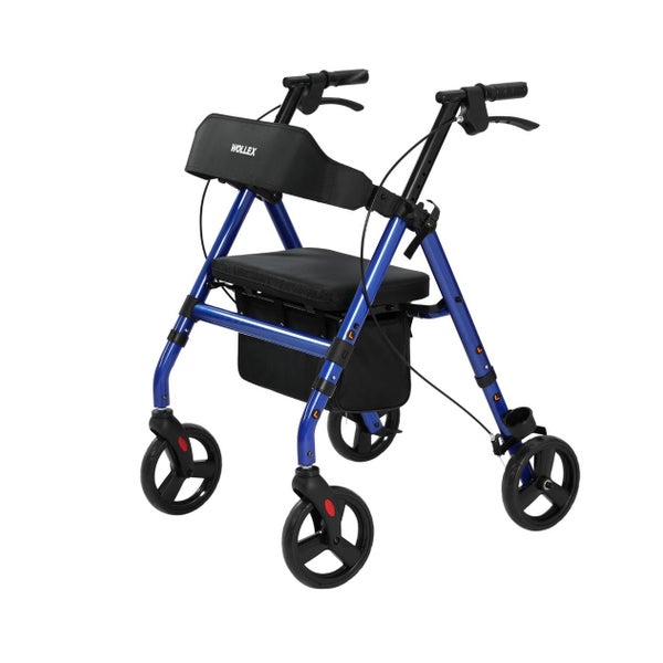 maxErgo Rollator Blau mit Einkaufstasche (Medizinprodukt) 1 St