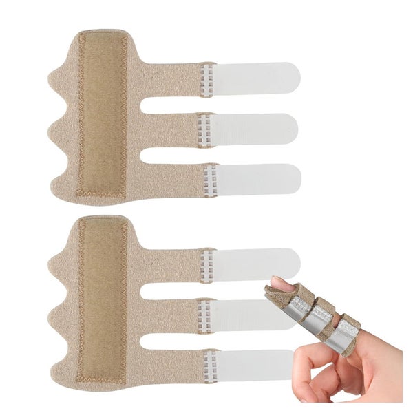 COOL-i Fingerschiene verstellbar mit Alu-Streifen, 2 Stk 2 St