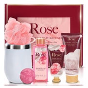 SPA LUXETIQUE Rosen Wellness Geschenkset für Frauen - 6-teilig