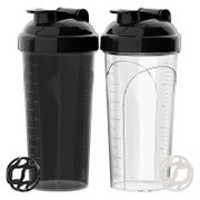 PZMLOASN Protein Shaker Flasche 700ML (2 Stück) - Auslaufsicher, BPA-frei