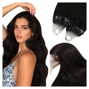 Microring Extensions Echthaar 35 cm-Micro 3-Micro-1-#Dunkler 1 St