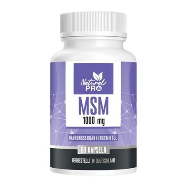 Natural Pro | MSM 1000 MG Tagesdosis HOCHDOSIERT 60 St