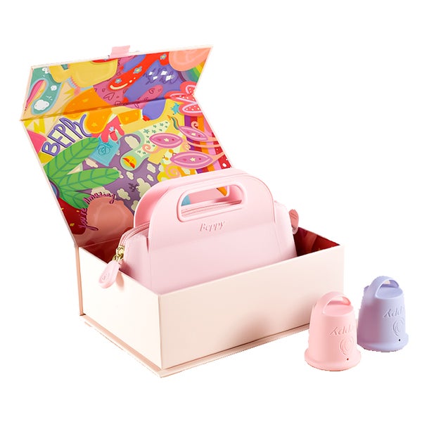 Cups «COTTON CANDY» Box (Pink/Lila) Menstruationstassen (2 Stück) 2 St
