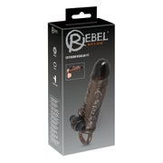 Rebel - Penishülle mit Hodenring und Vibrobullet 1 St