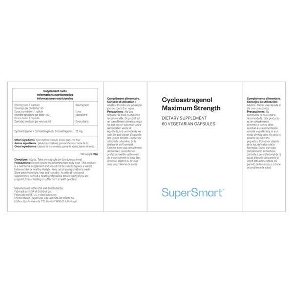 SuperSmart - CycloAstragenol Max. Strength 60 g