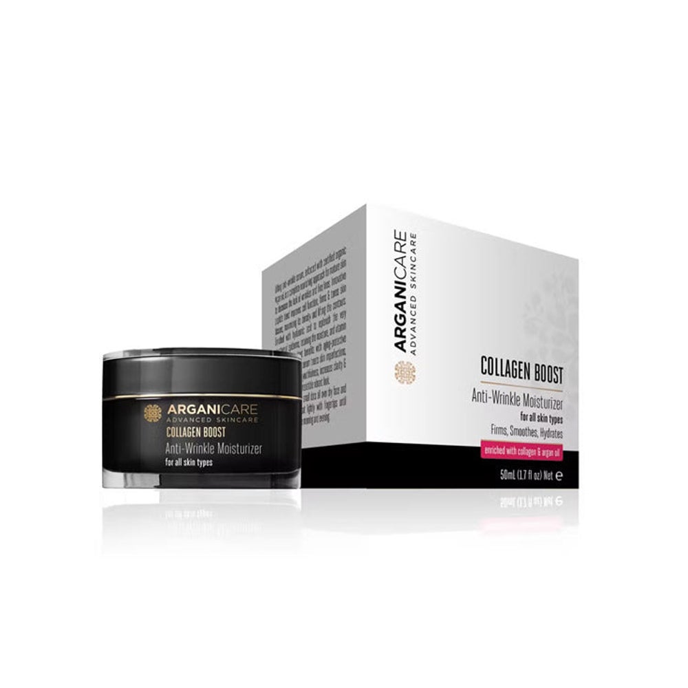 Arganicare Feuchtigkeitsspendende und Anti-Falten-Tagescreme - Alle Hauttypen - Collagen 50 ml  St