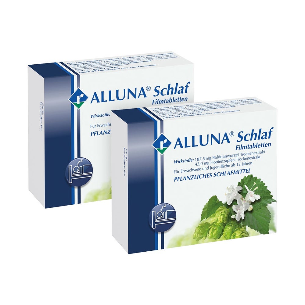 ALLUNA® Schlaf Filmtabletten Doppelpack 2X60 St