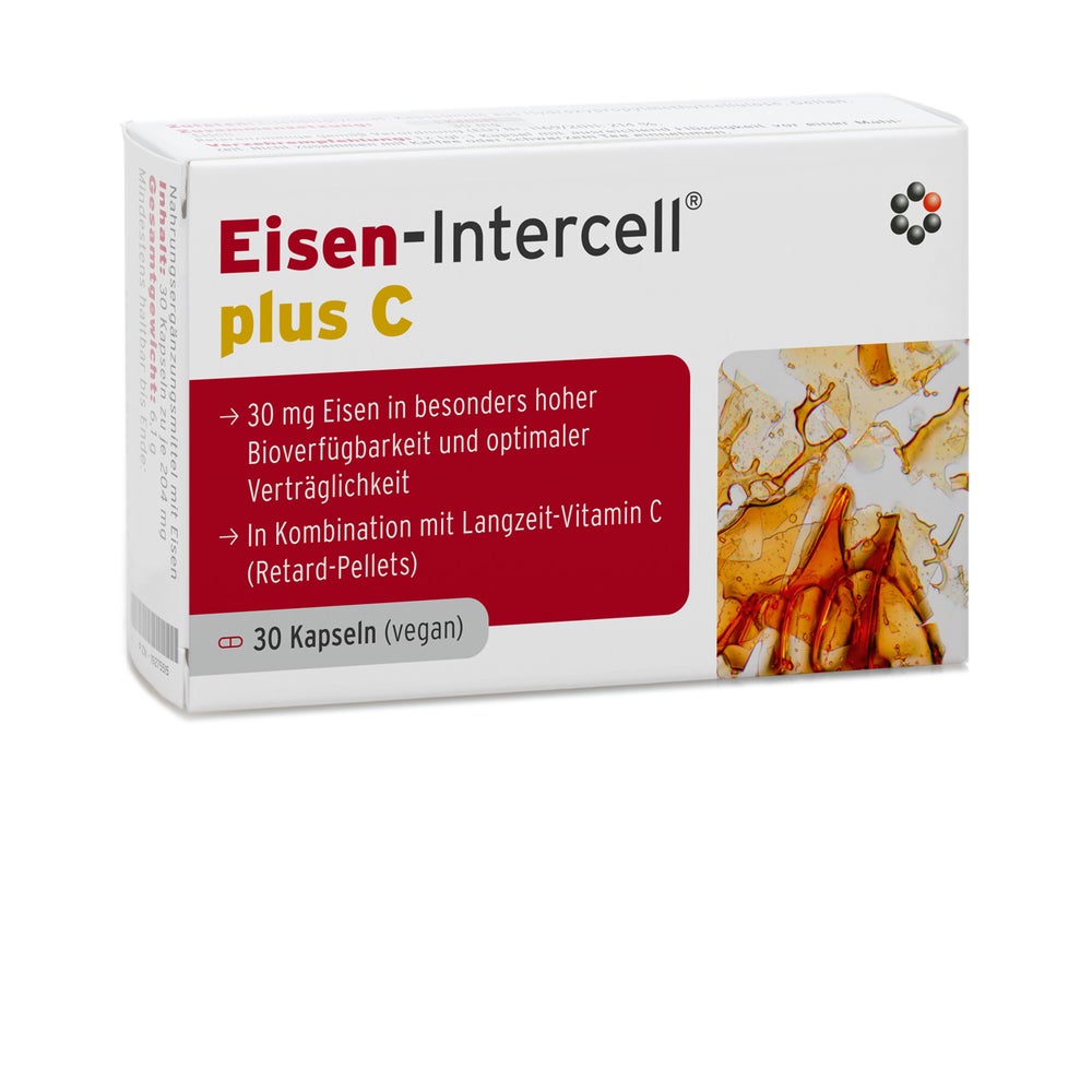 Eisen-intercell Plus C Magensaftresistente Kapseln 30 St