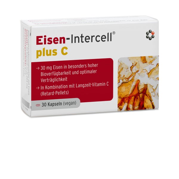 Eisen-intercell Plus C Magensaftresistente Kapseln 30 St