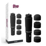 GLOSSY - Mini-Massagevibrator mit Aufsätzen 1 St