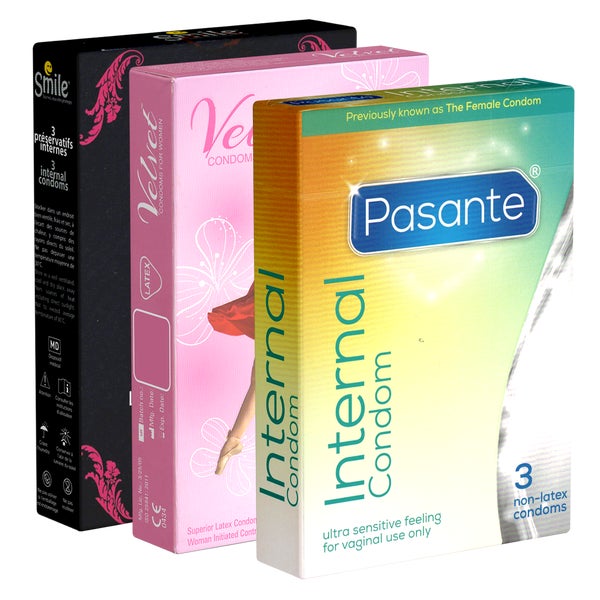 Kondomotheke® Ladies Mix No.2  - 3 Sorten Frauenkondome (9 Kondome) 9 St