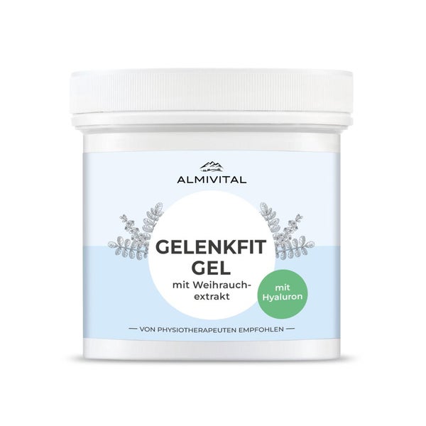 ALMIVITAL Gelenkfit Gel mit Weihrauch & Hyaluron – Intensive Pflege für beanspruchte Gelenke 250 ml