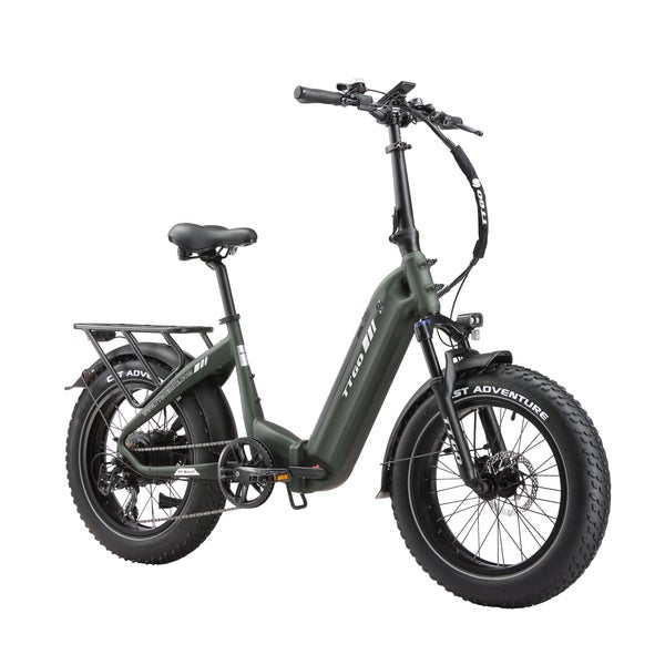 TTGO F6 Boost Faltbares E-Bike, 48V 18Ah Akku,Grün 1 St