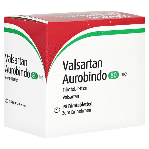 Valsartan Aurobindo 80 mg Filmtabletten 98 St