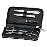 Erbe, Reißverschluss-Etui Black Mamba, inox