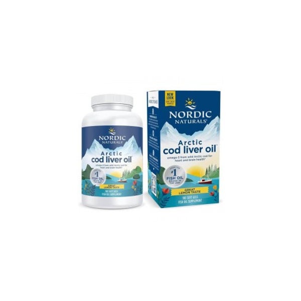 Arktisches Lebertranöl 750 mg Zitrone, Weichkapseln 180 St