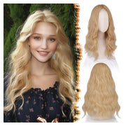 Mittellange Blond Lockige Perücke 46cm - Hitzebeständig - Co 1 St