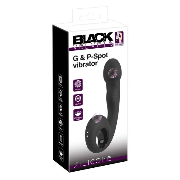 Black Velvets - Vibro-Ring mit Analvibrator 1 St