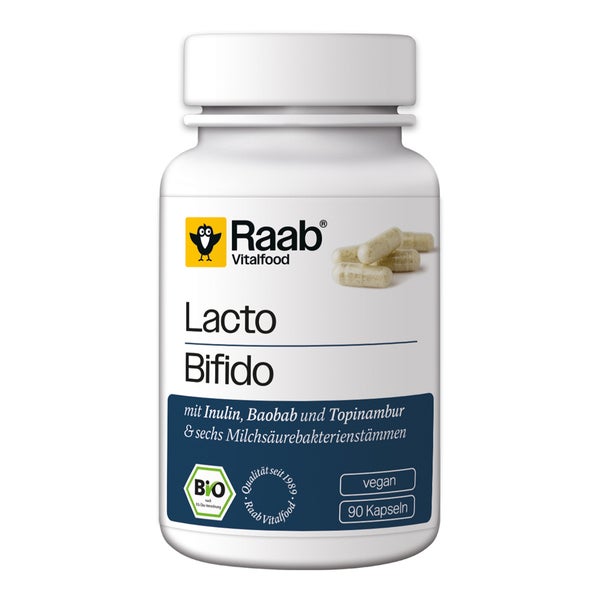 Raab Vitalfood® Bio Lacto Bifido Komplex Kapseln 90 St